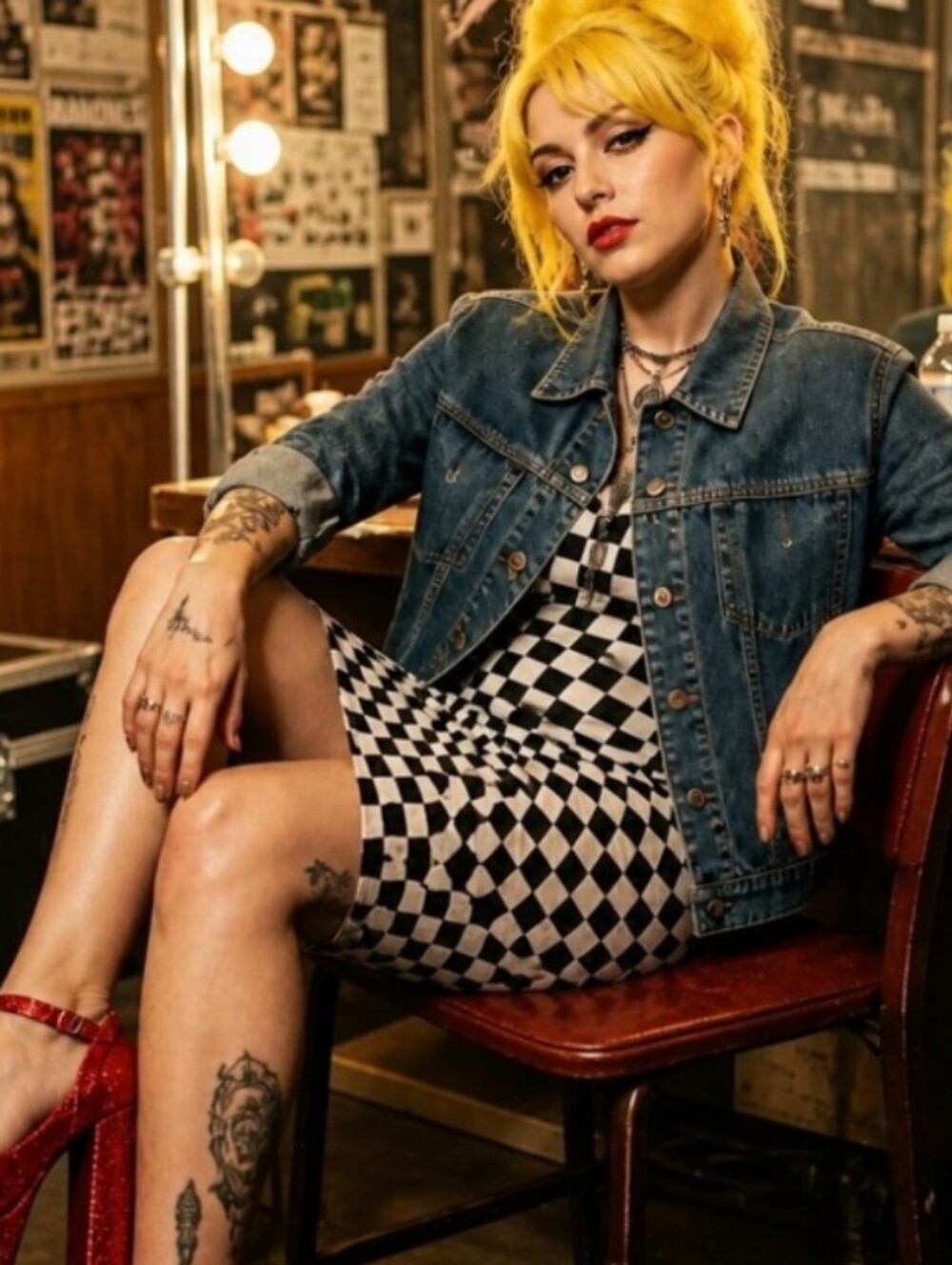 Patchington Distressed Blue Denim Jean Jacket